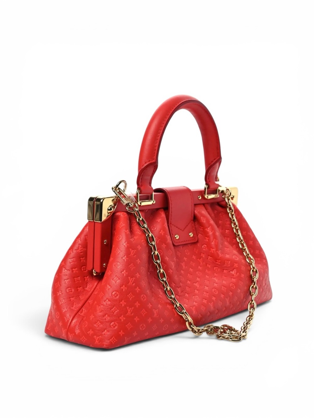 ✨💎LIKE NEW💎✨2023 Louis Vuitton Nanogram Calfskin 2 Way Bag w/COA. - Picture 7 of 14